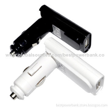 Mobile Phone Use Single USB Foldable Car Chargers with 12-24V DC Input